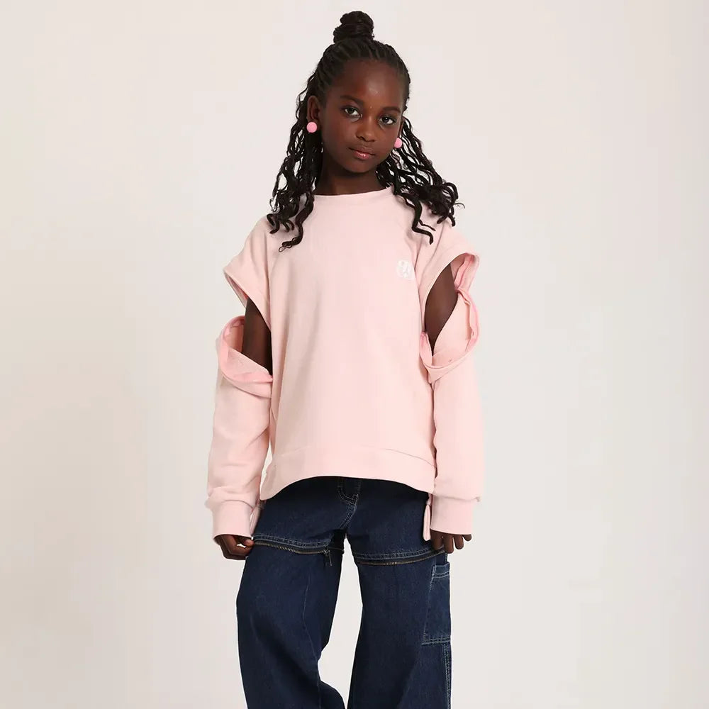 Zip and Switch Sweatshirt + Mystery Reveal print Box  (pink) - image 6
