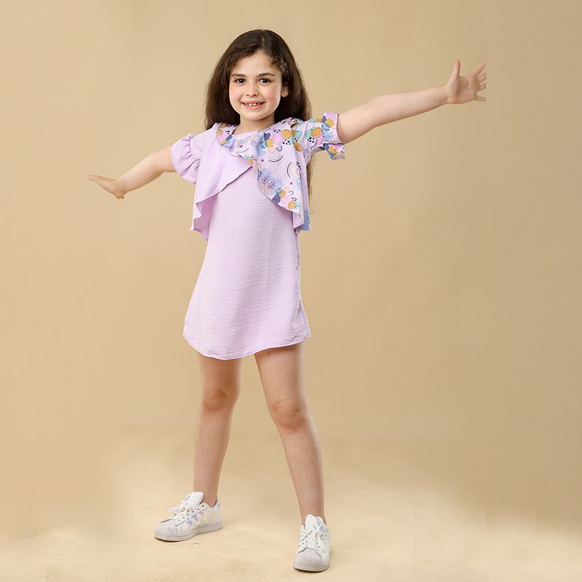 Lilac Butterfly Dress - image 2