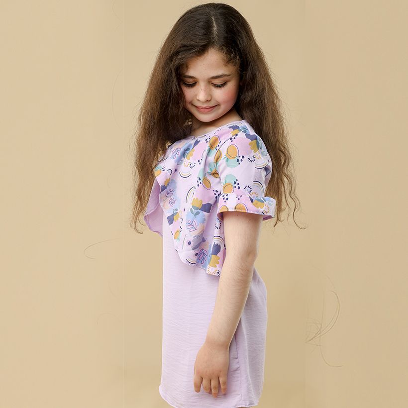 Lilac Butterfly Dress - image 4