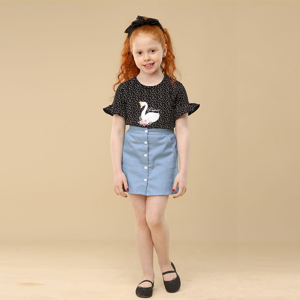 Swan Dotted T-shirt - image 3