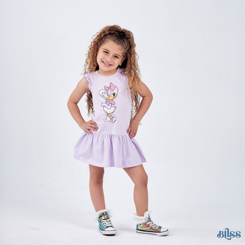 Daisy Printed cotton dress