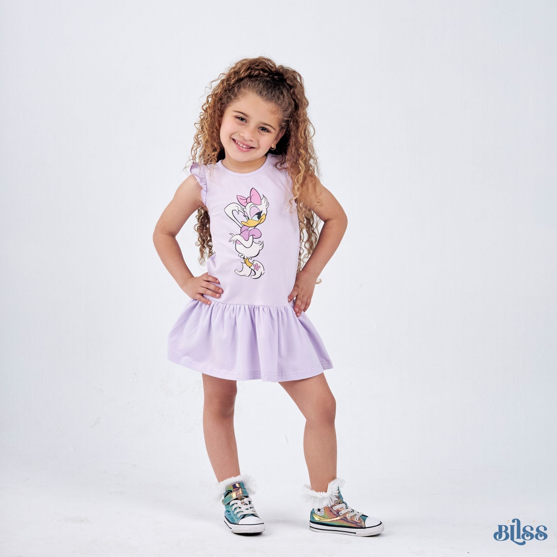 Daisy Printed cotton dress