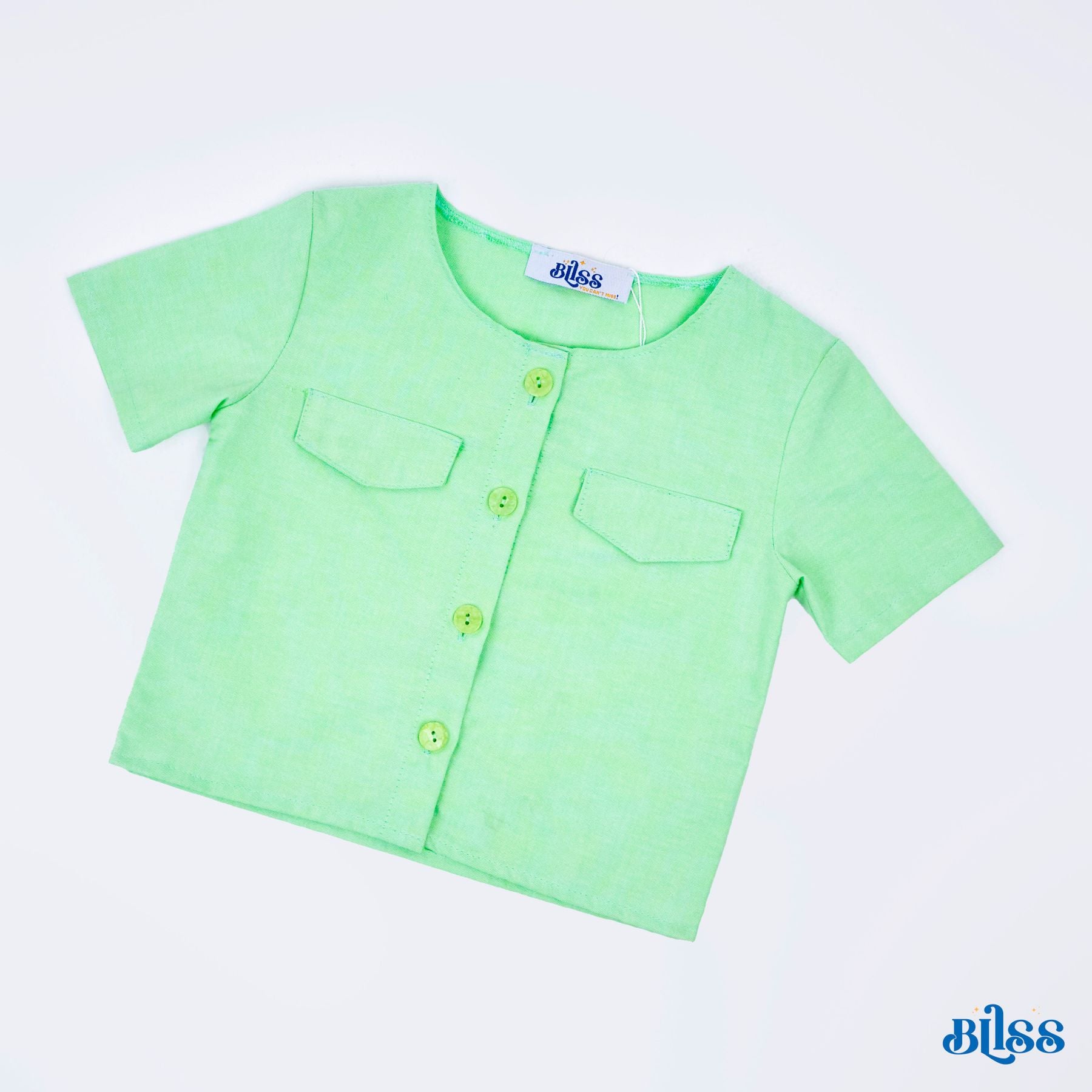 green cotton Shirt - image 3