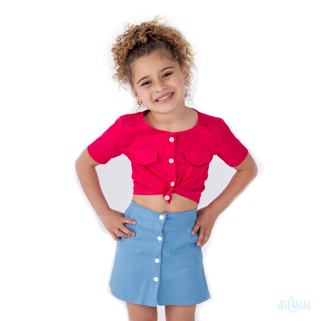 Fuschia Cotton Shirt