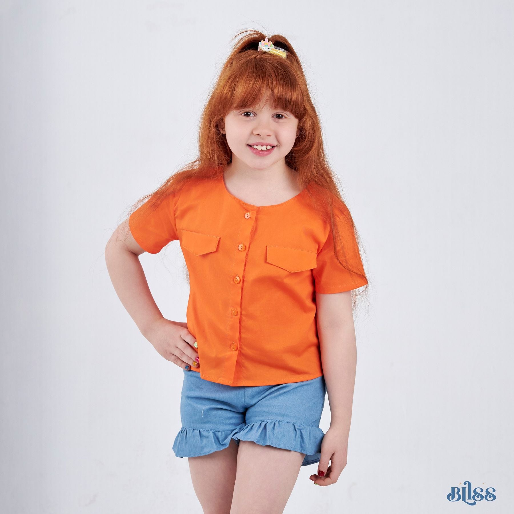 Orange shirt