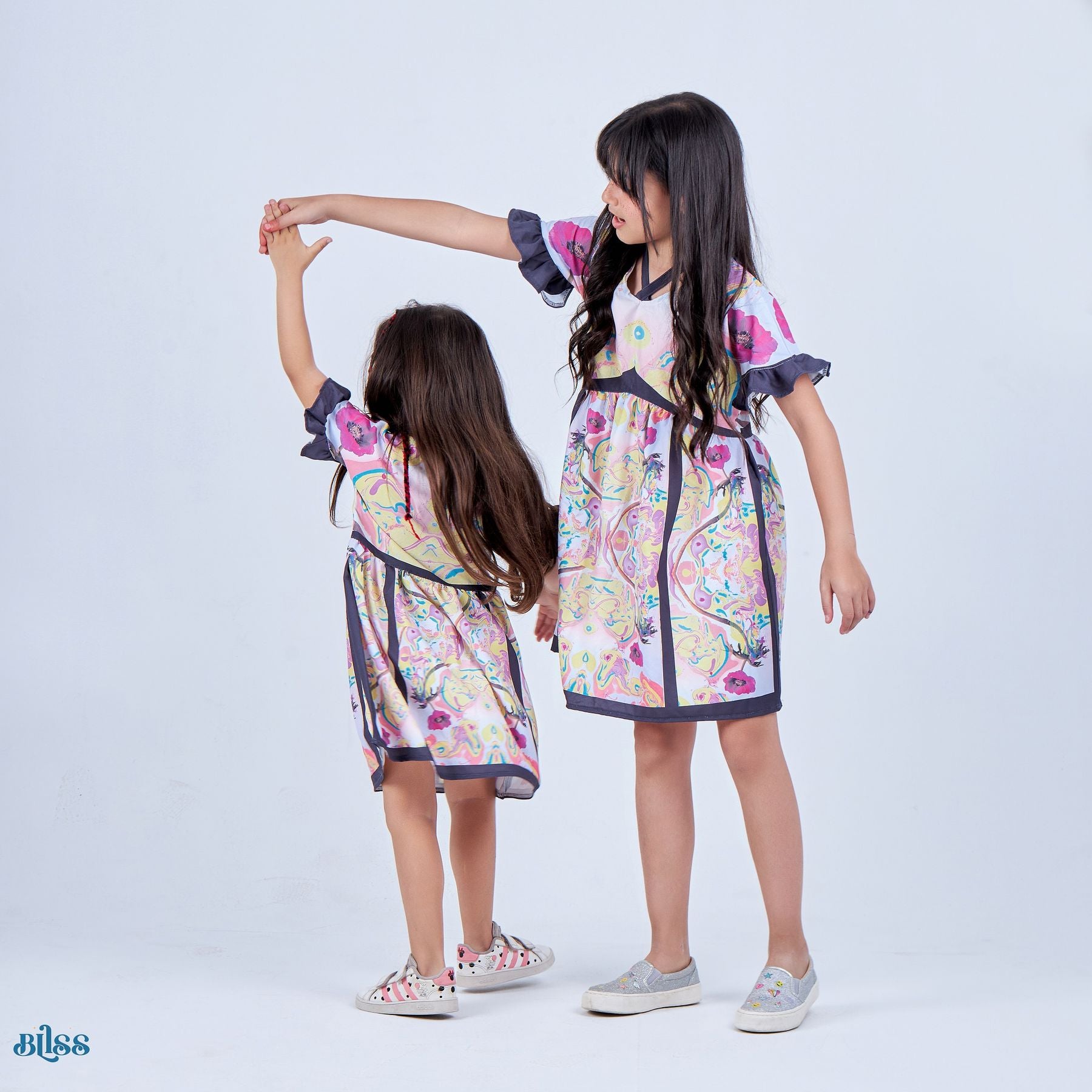 Flowers printed dress - image 6