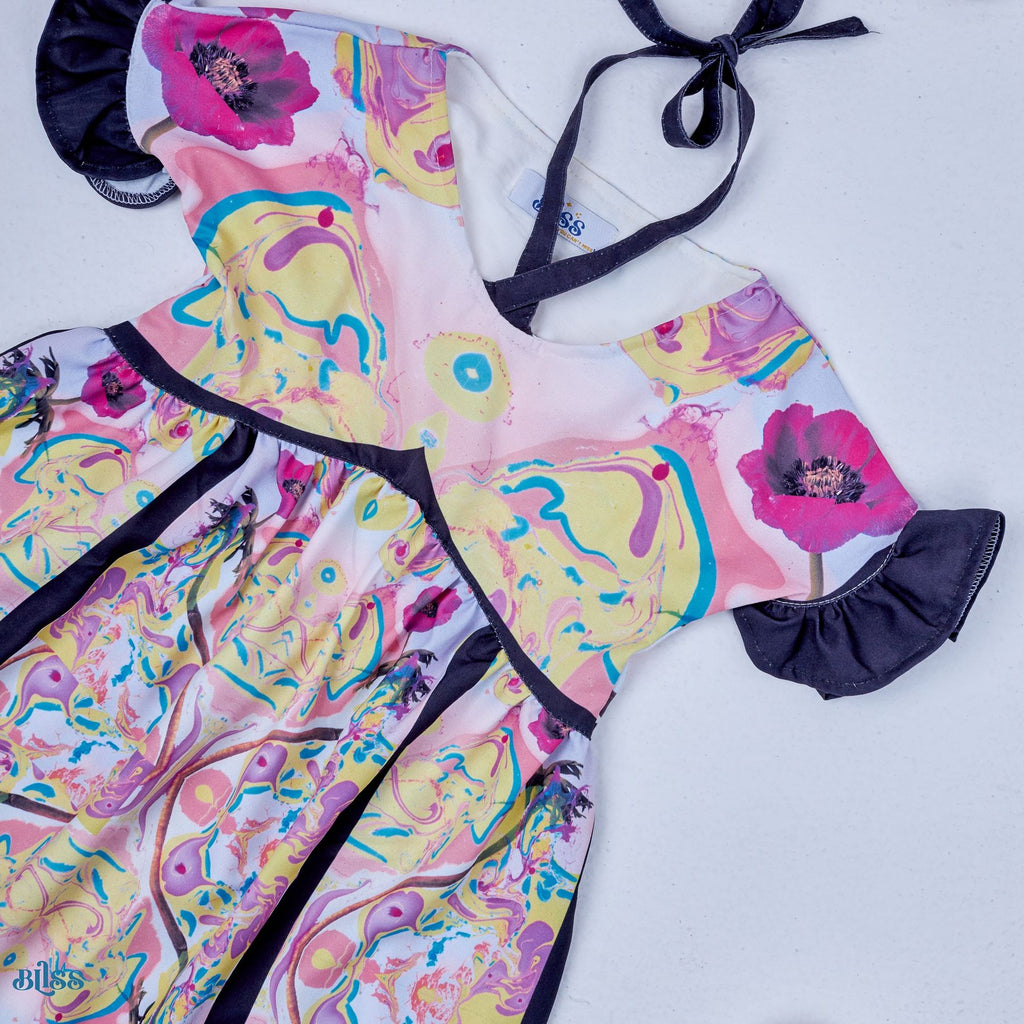 Flowers printed dress - image 7
