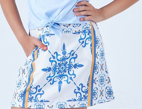 Tiles A-line Skirt - image 4