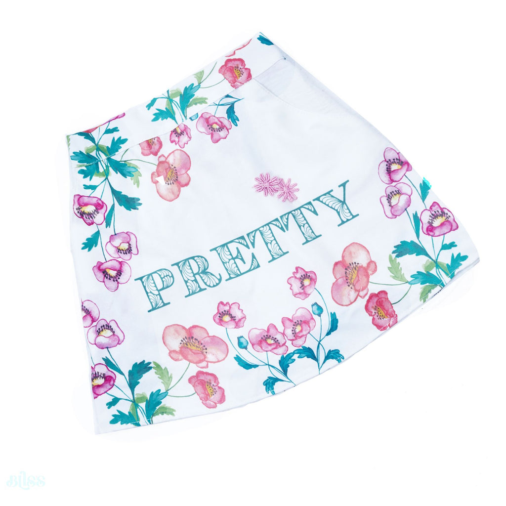 Flowers A-line Skirt - image 2