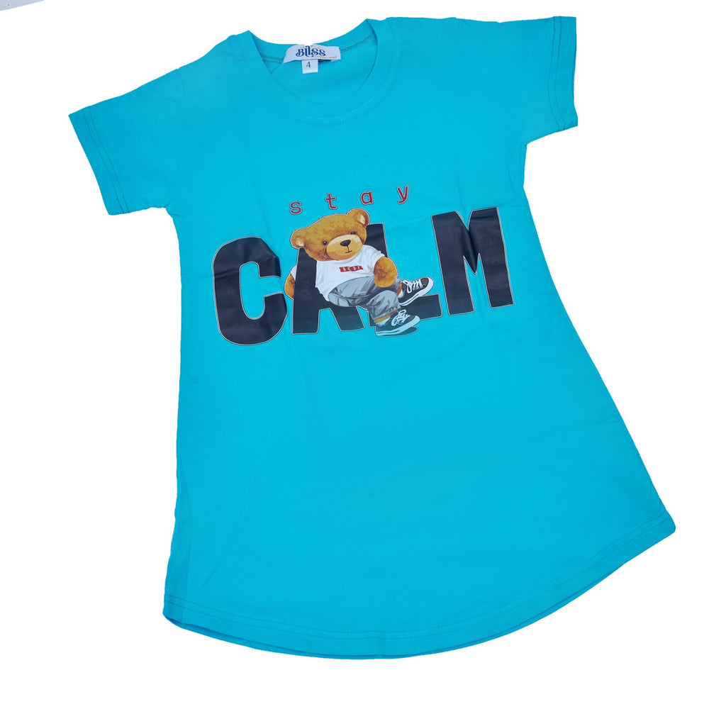 Blue Stay teddy Night Shirt - image 2