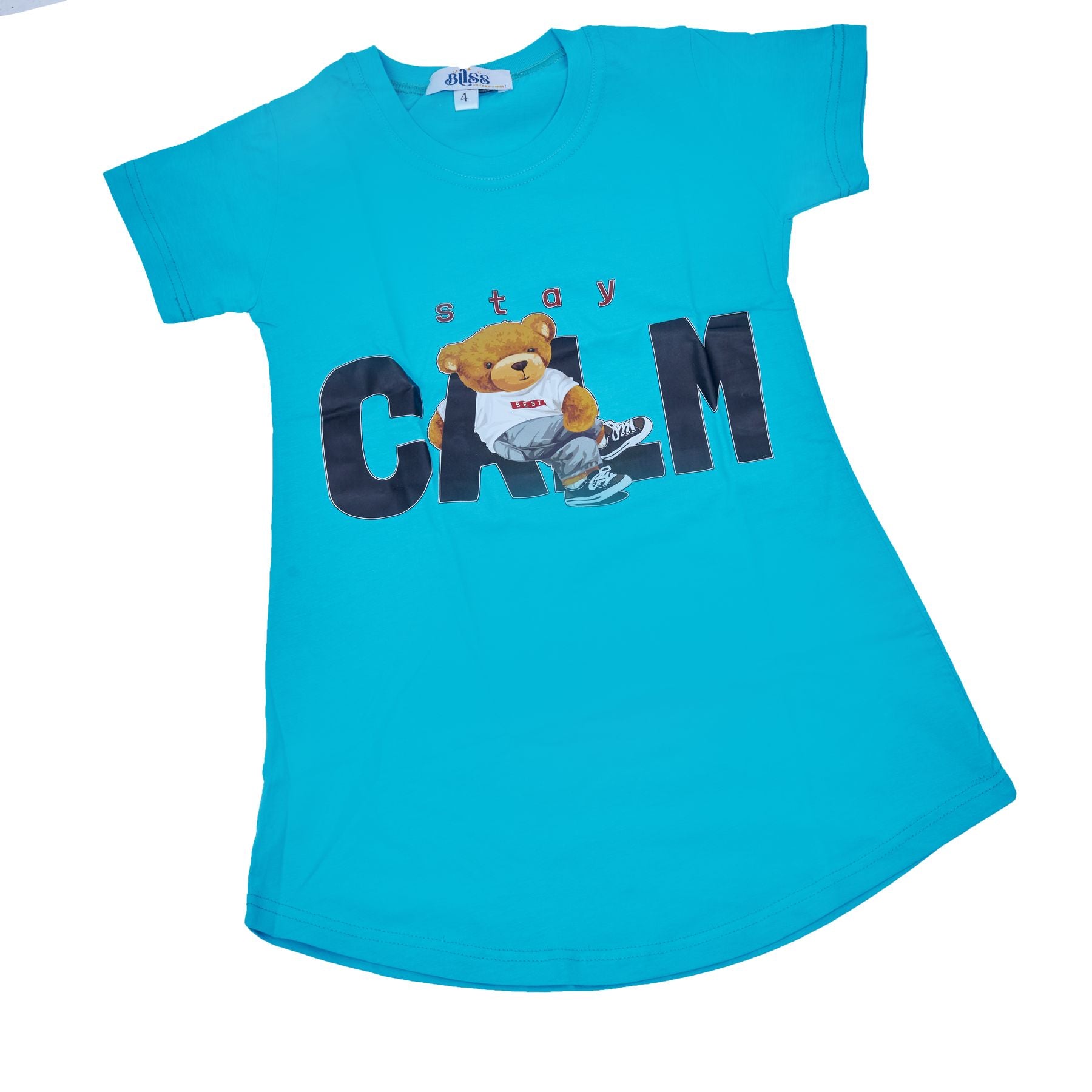 Blue Stay teddy Night Shirt - image 2