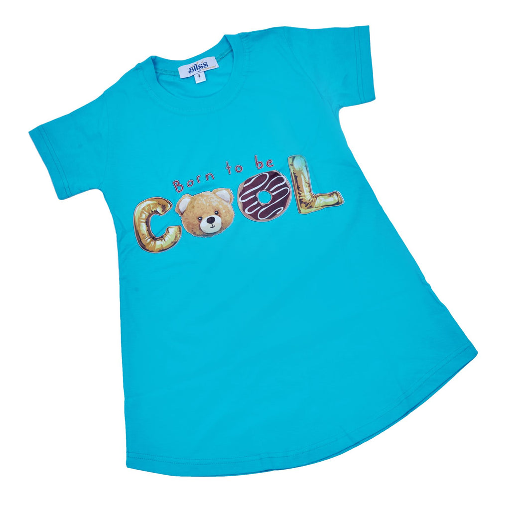 Blue Born to be Night Shirt - image 4