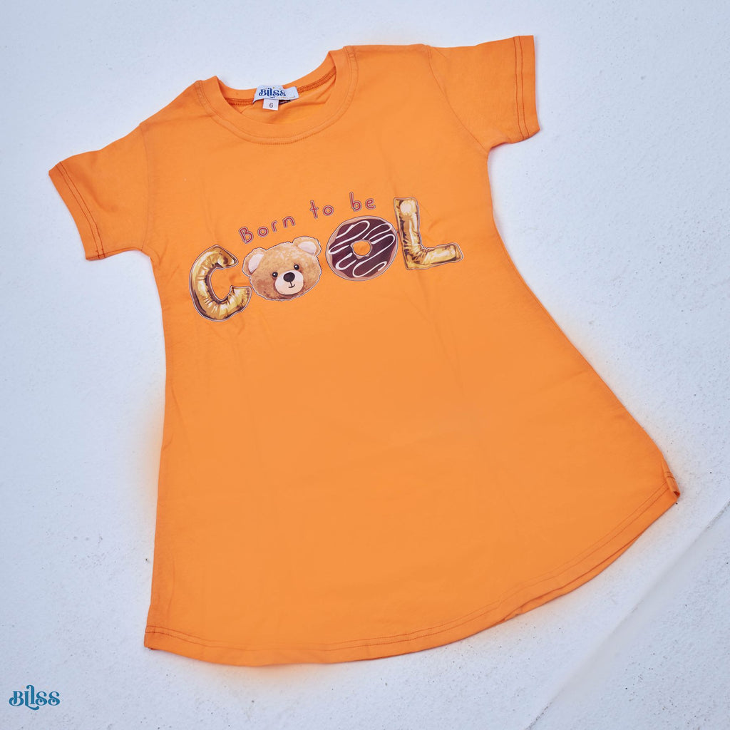 Orange born to be Night Shirt - image 2