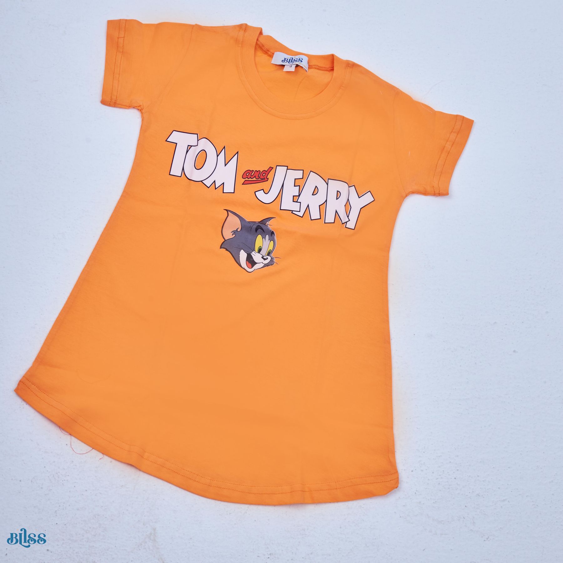 Orange Tom And Jerry Night Shirt - image 3