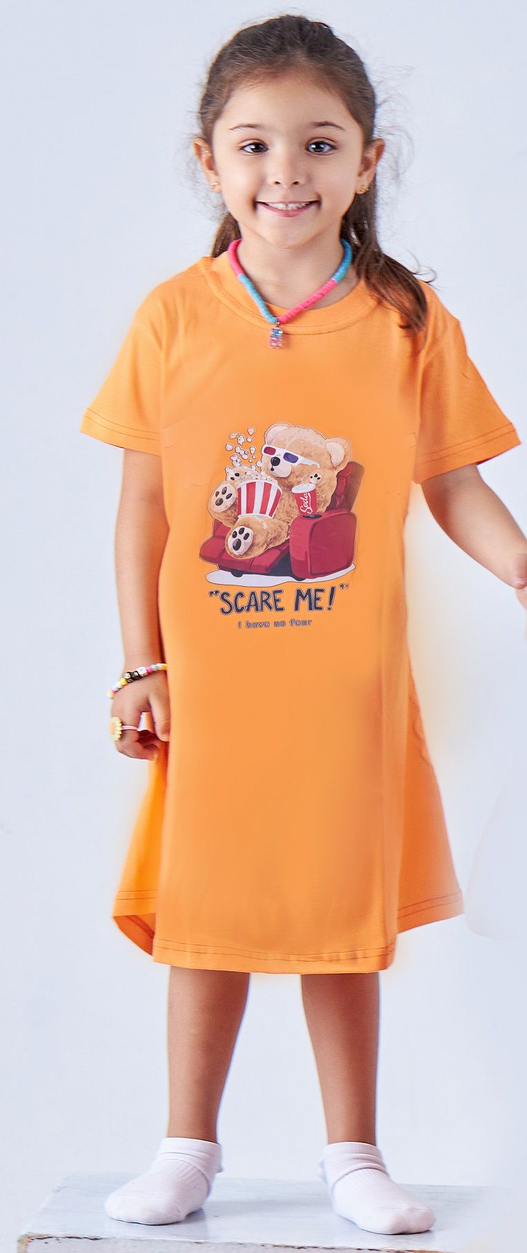 Orange Scare Me! Night Shirt