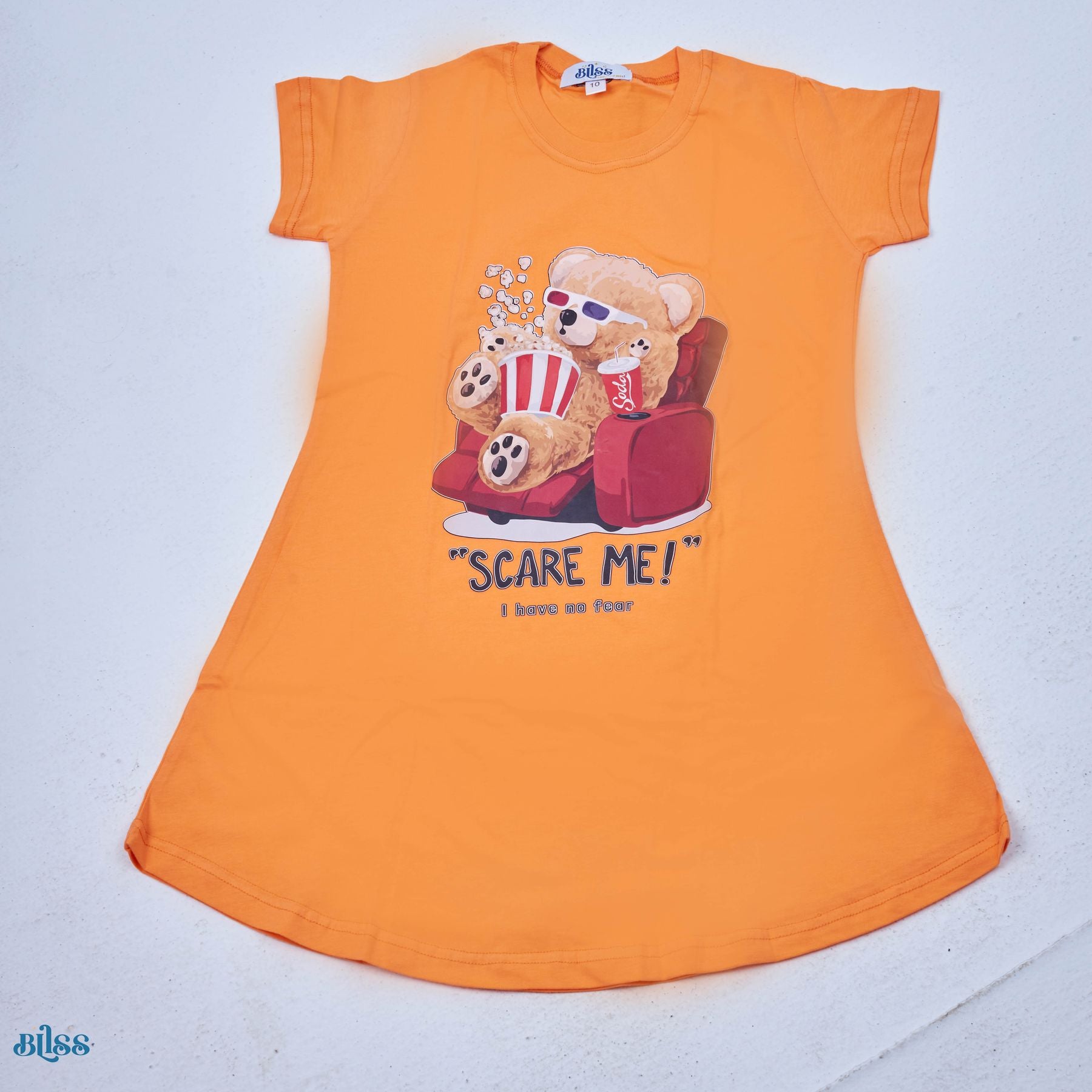 Orange Scare Me! Night Shirt - image 2