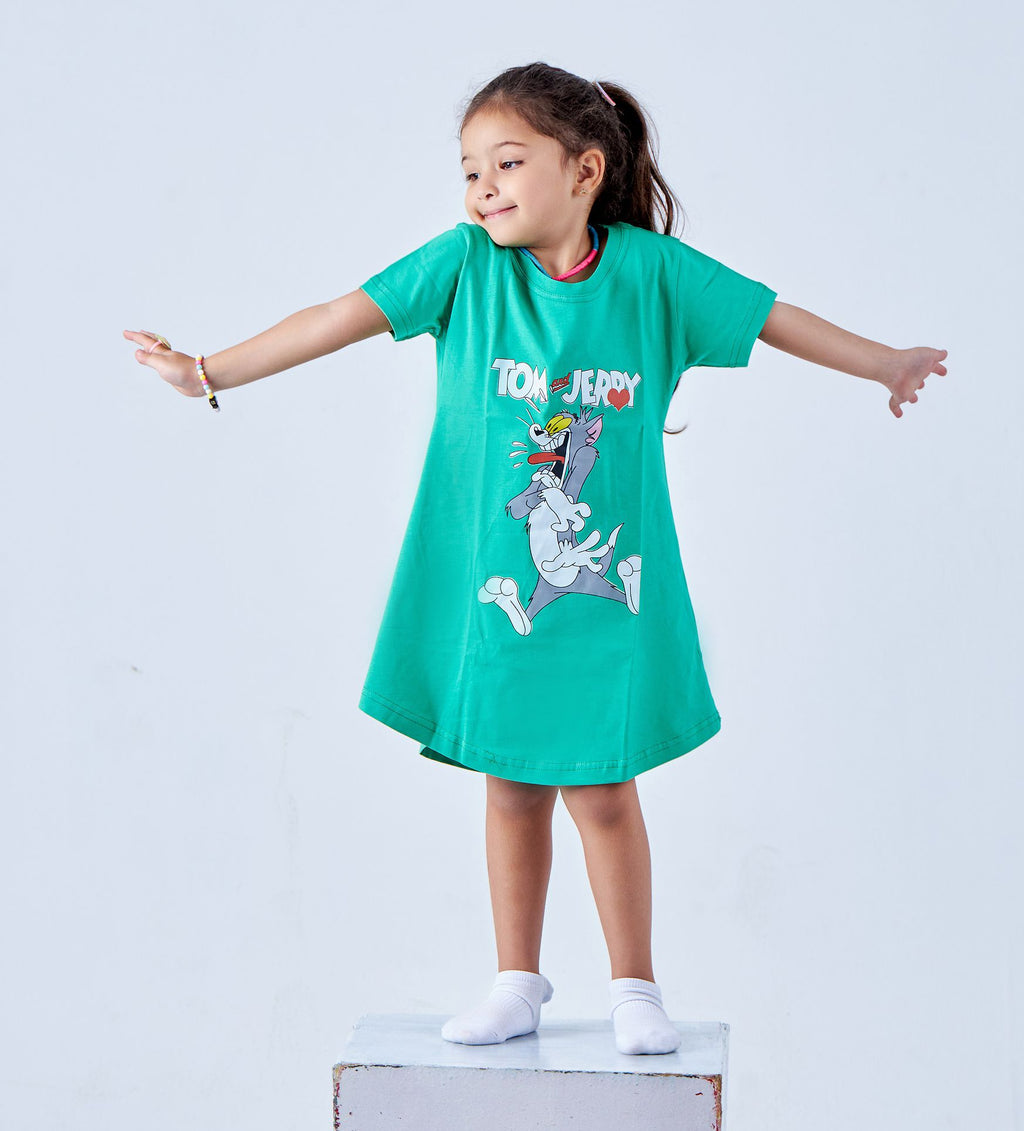 Green Tom And Jerry Night Shirt - image 2