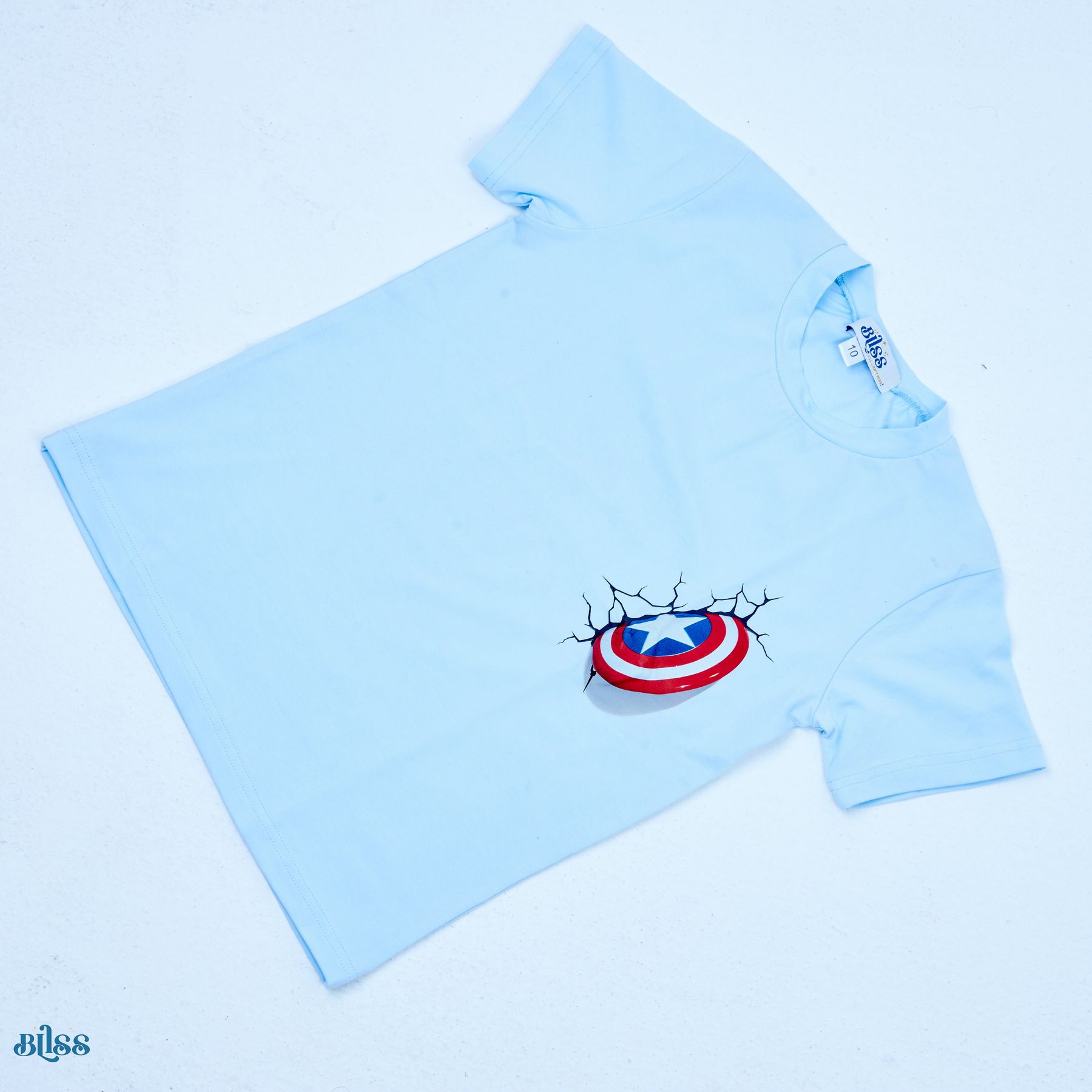 Boys Captain America Man T-shirt - image 2