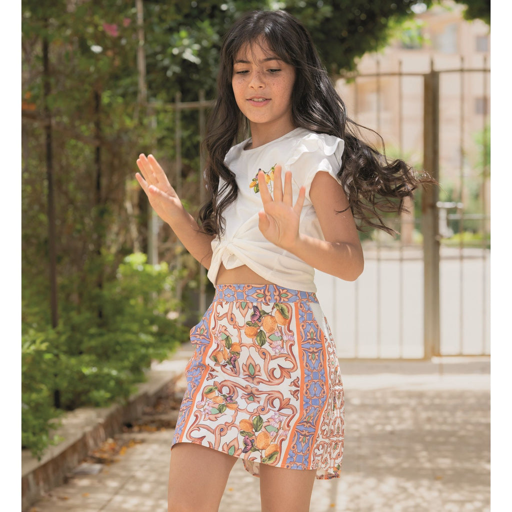 Set of Lemon Tile skirt and t shirt - image 3