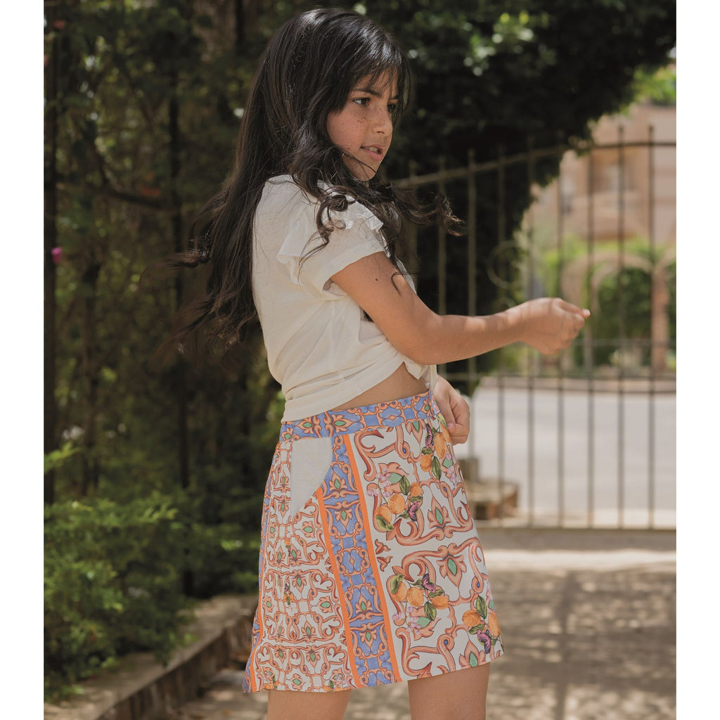 Set of Lemon Tile skirt and t shirt - image 4