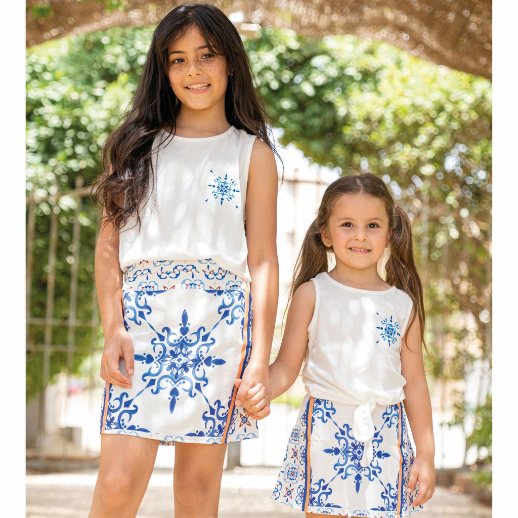 tiles set of 2 skirt and t shirt - image 2