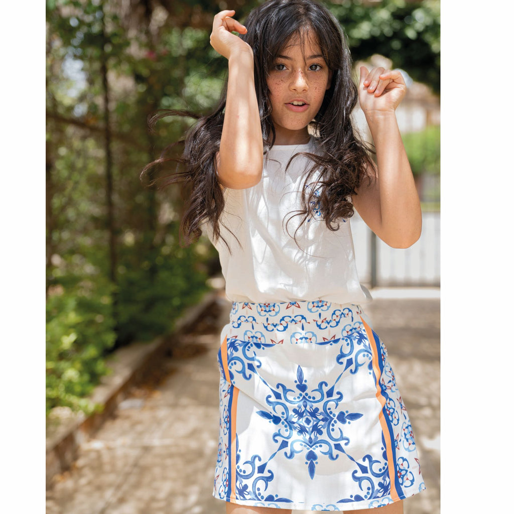 tiles set of 2 skirt and t shirt - image 4