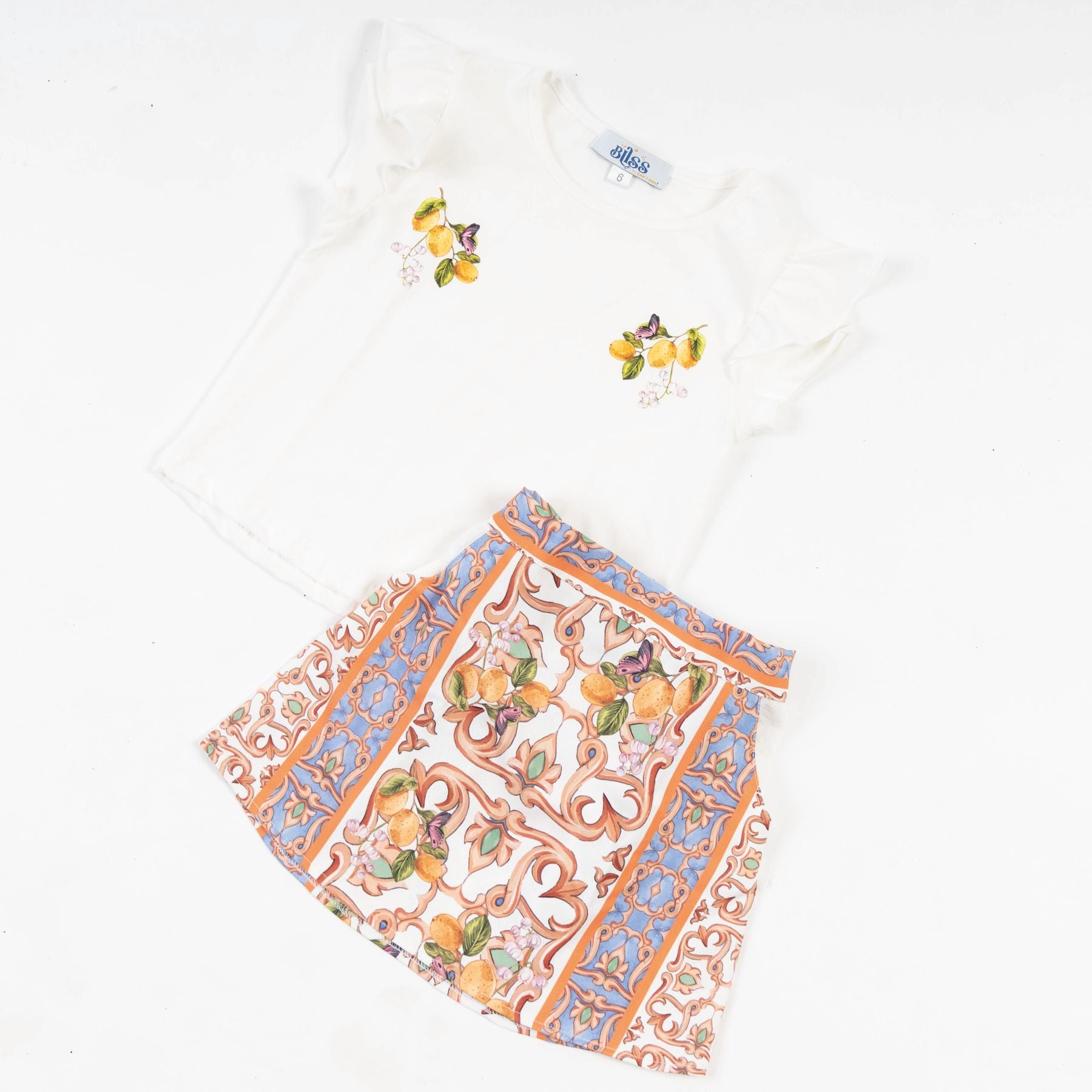 Set of Lemon Tile skirt and t shirt - image 5