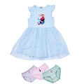 bundle of cotton tulle dress and briefs