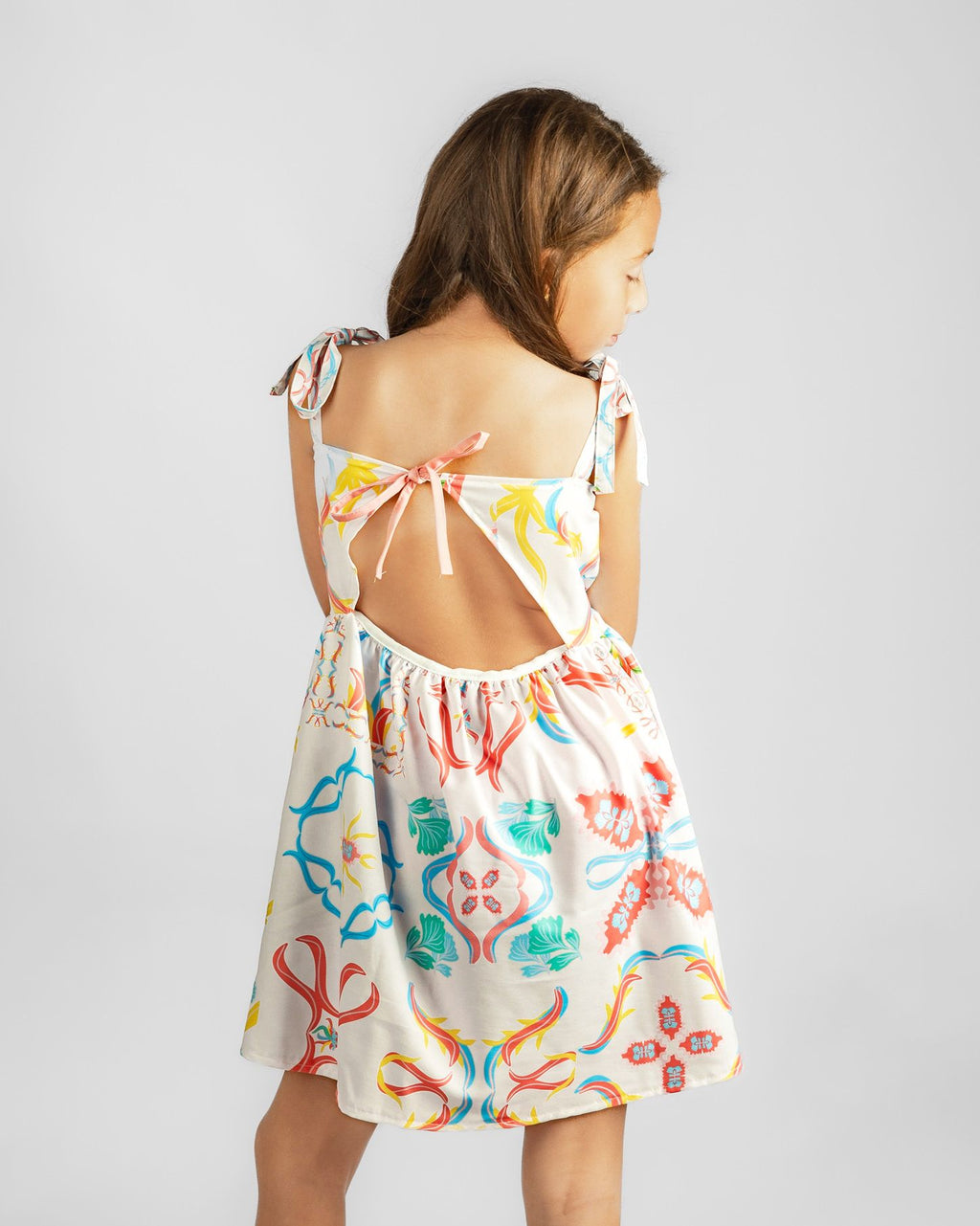 Tiles with back ribbons dress - image 2