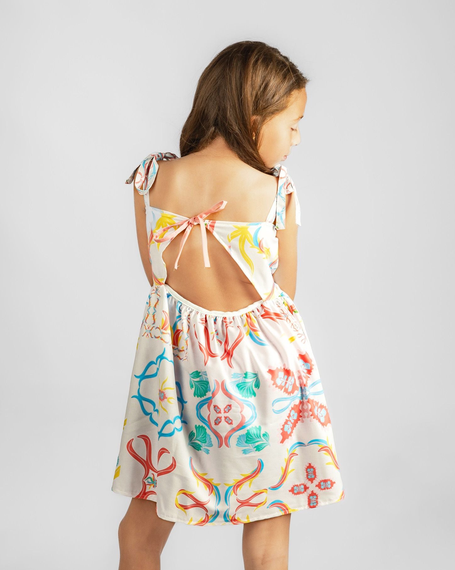 Tiles with back ribbons dress - image 2