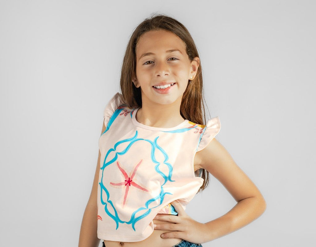 printed top - image 3