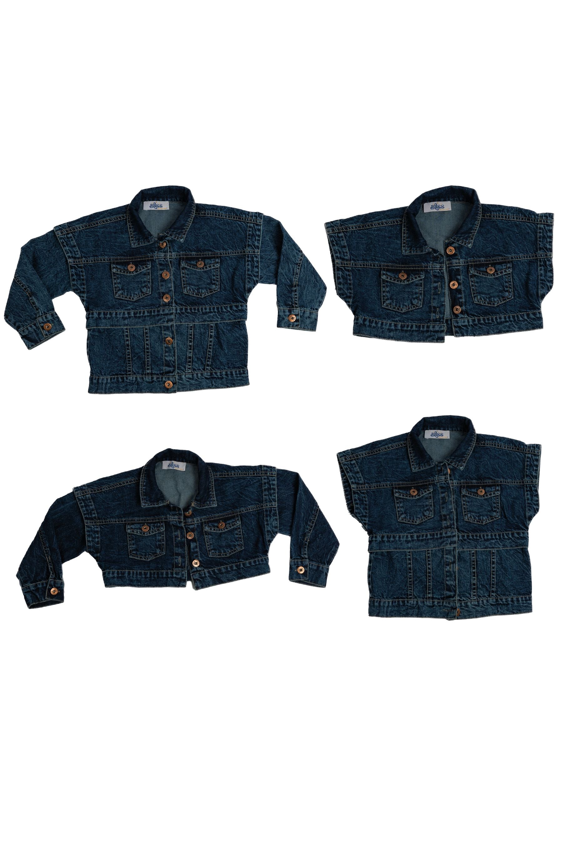 4 in 1 Denim Jacket (multi-function)