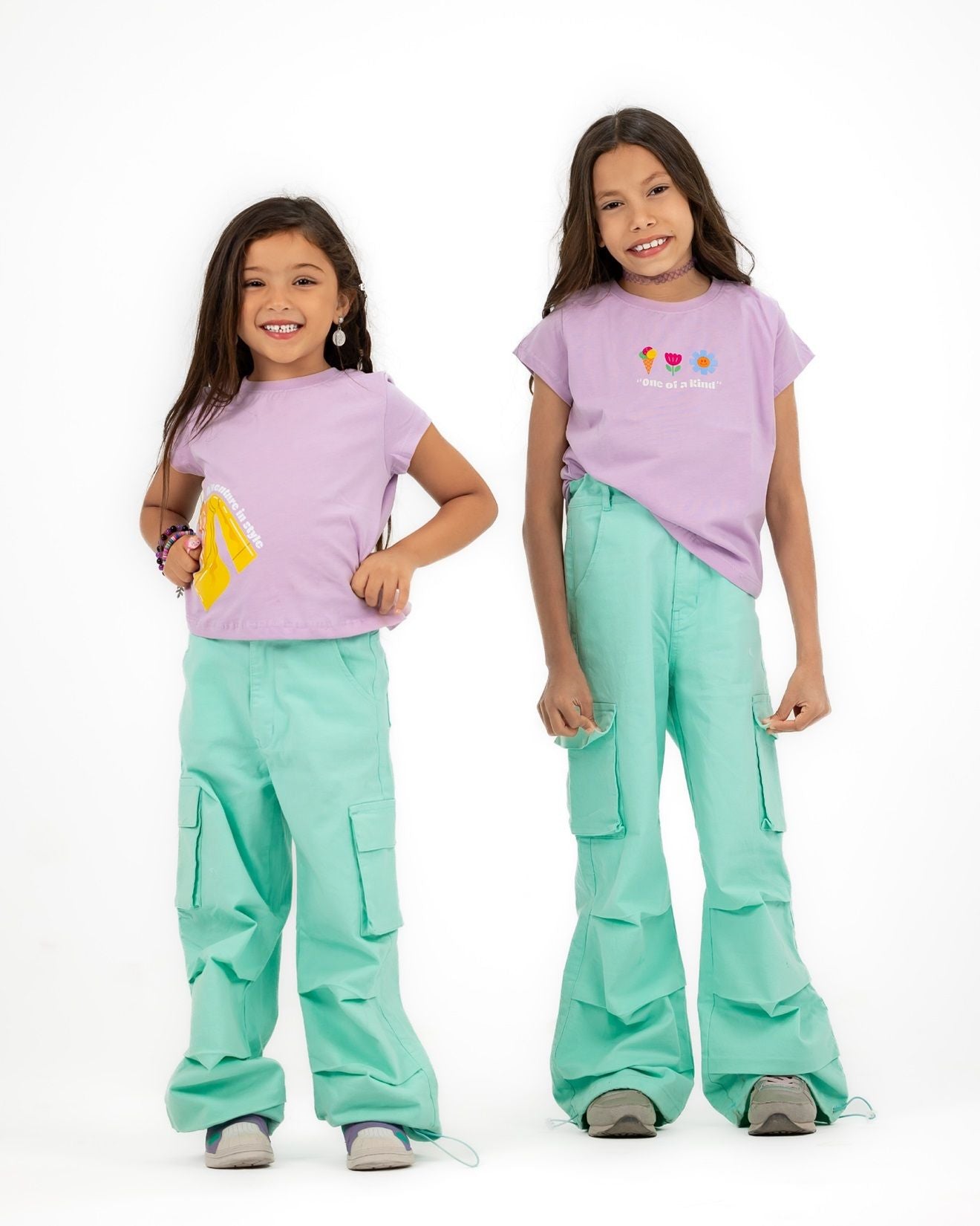 Mint blue cargo pants - image 4