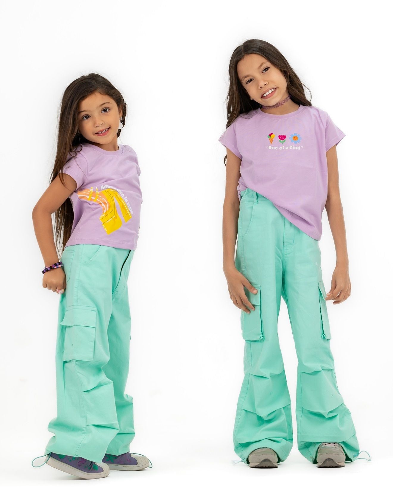 Mint blue cargo pants - image 5