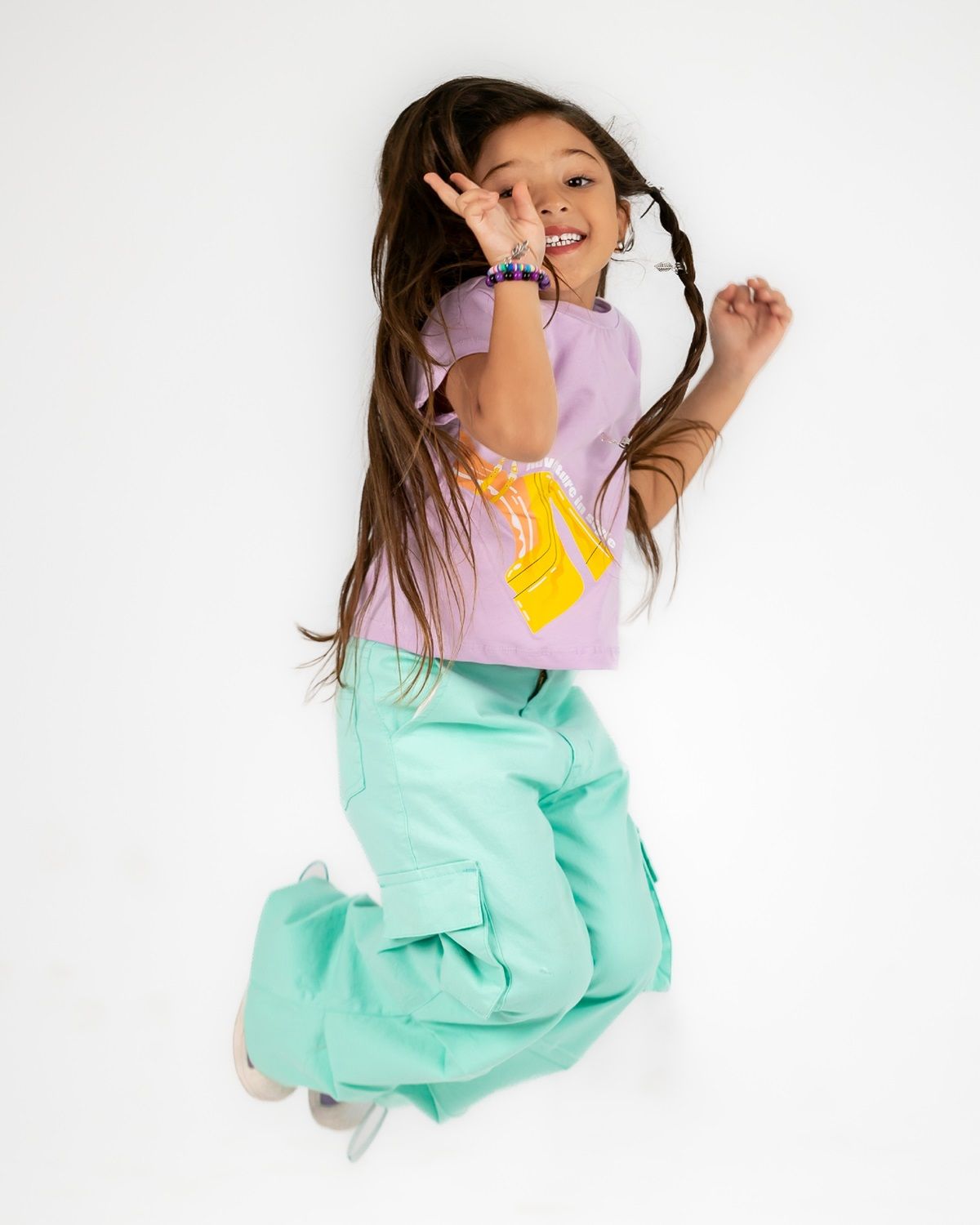 Mint blue cargo pants - image 7