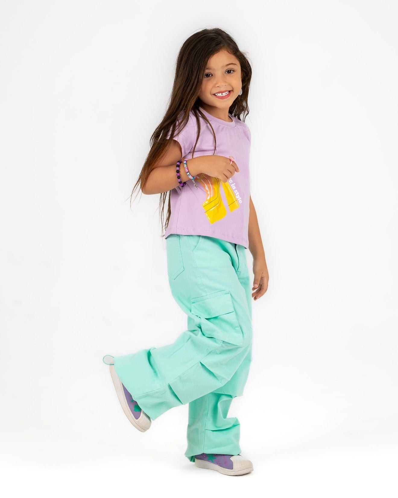 Mint blue cargo pants - image 6