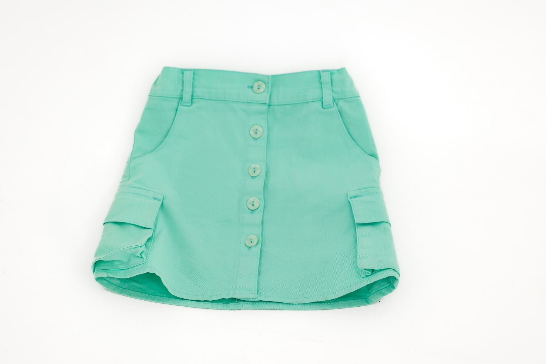 Mint blue Cargo Aline skirt