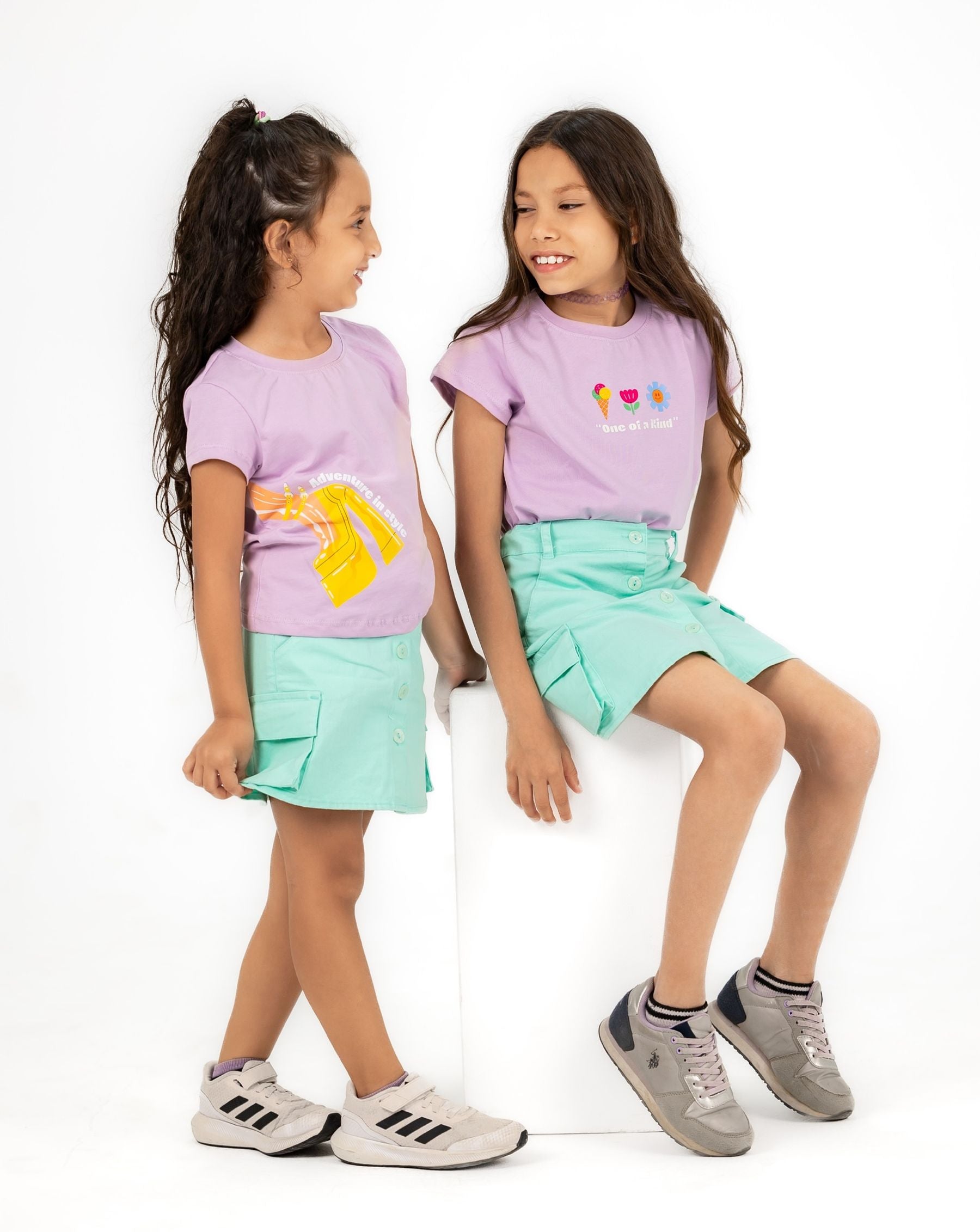 Mint blue Cargo Aline skirt - image 4