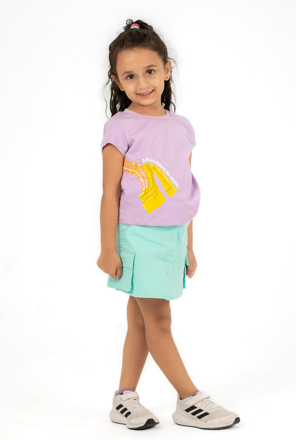 Mint blue Cargo Aline skirt - image 2