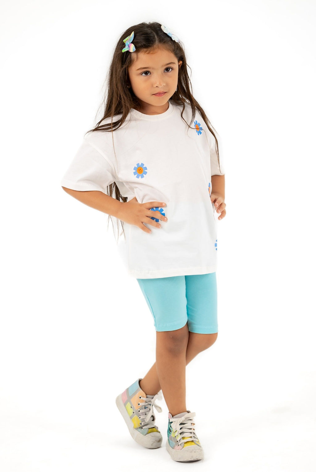 White Flowers oversized T-shirt - image 2