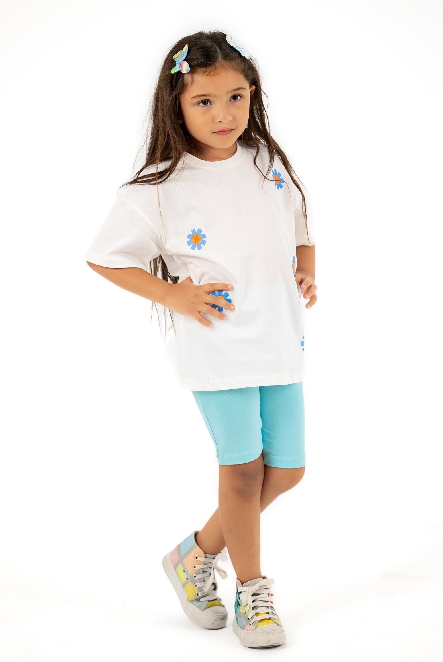 White Flowers oversized T-shirt - image 2