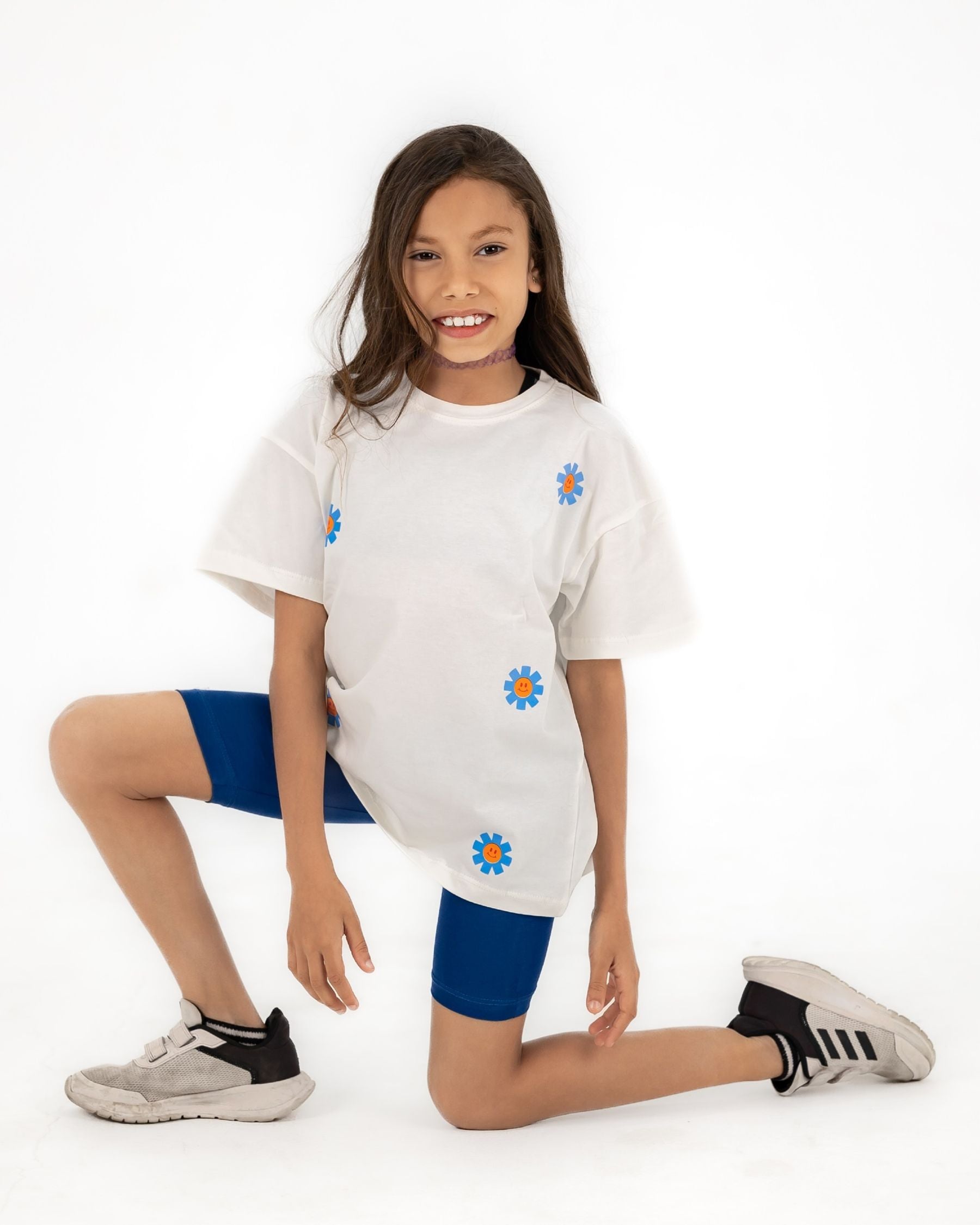 White Flowers oversized T-shirt - image 3