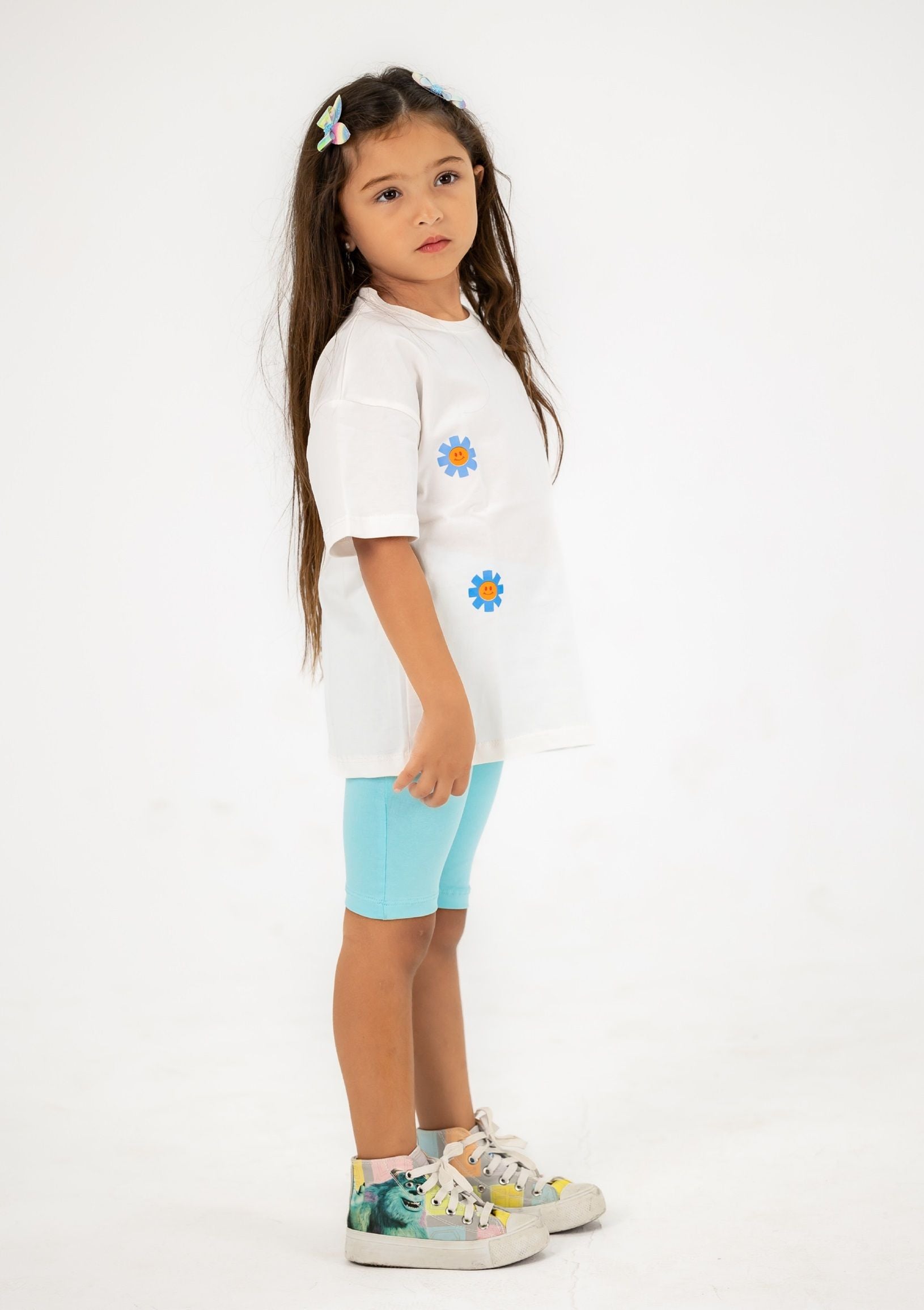 White Flowers oversized T-shirt - image 4
