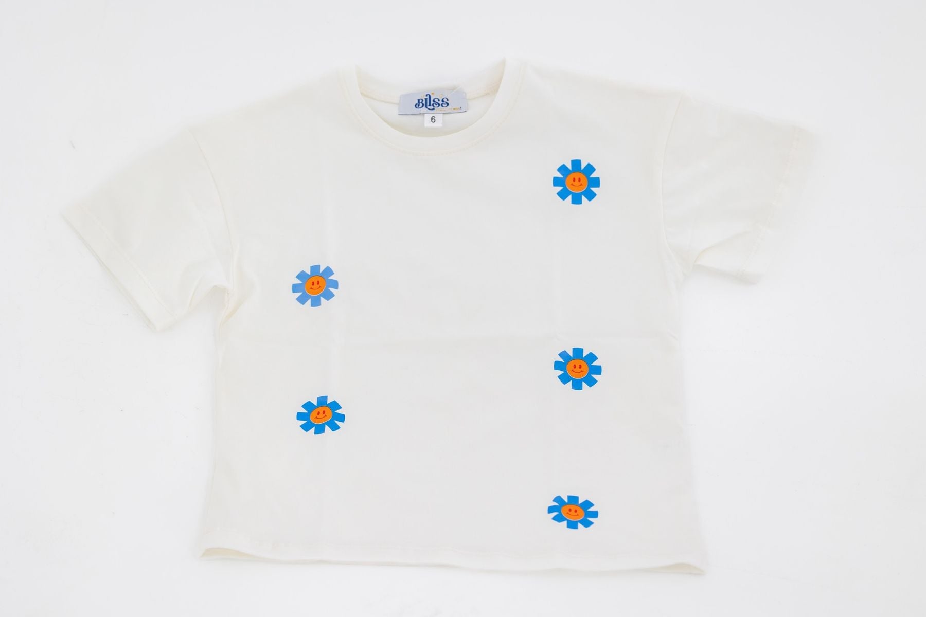 White Flowers oversized T-shirt - image 6