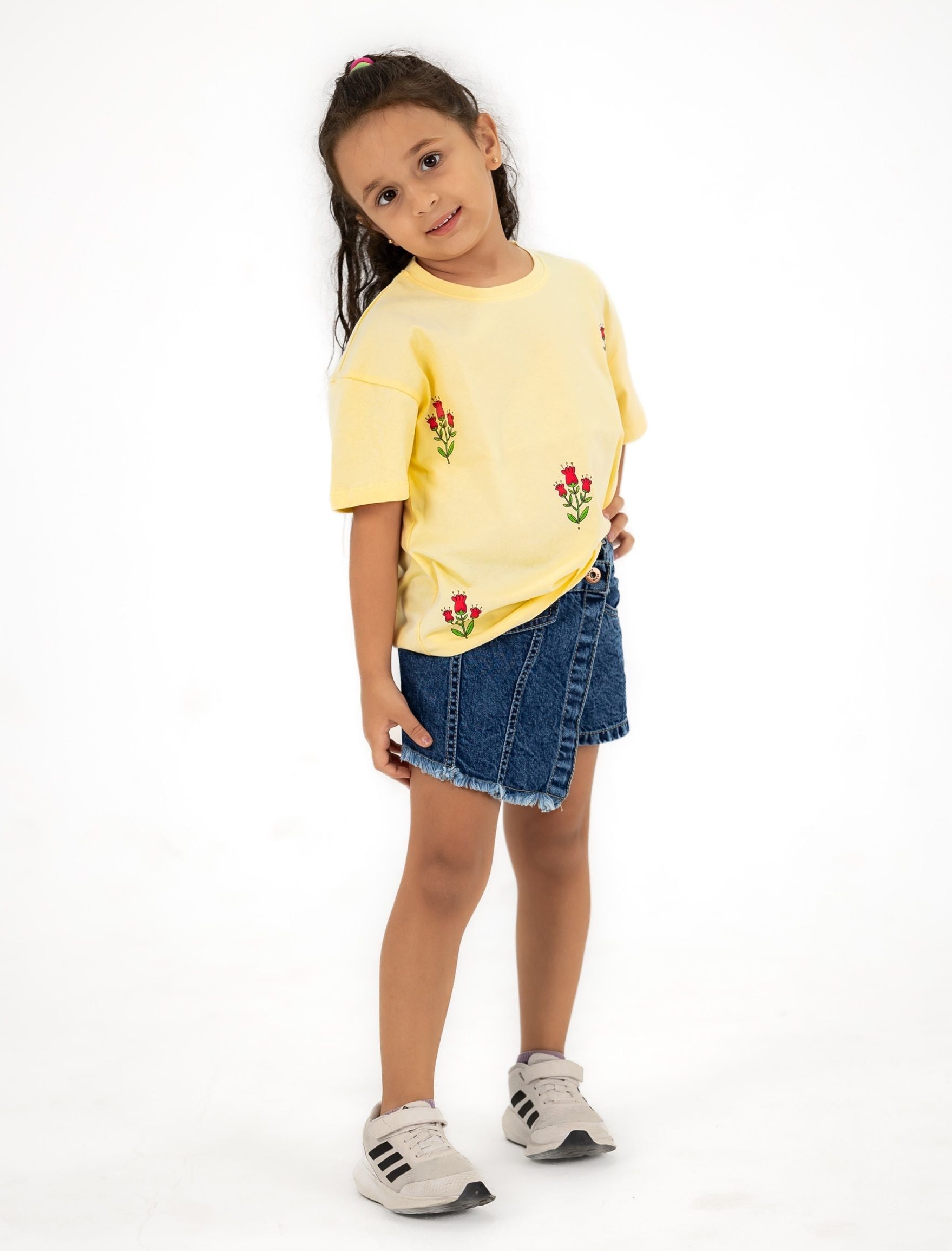 Yellow Flowers oversized T-shirt
