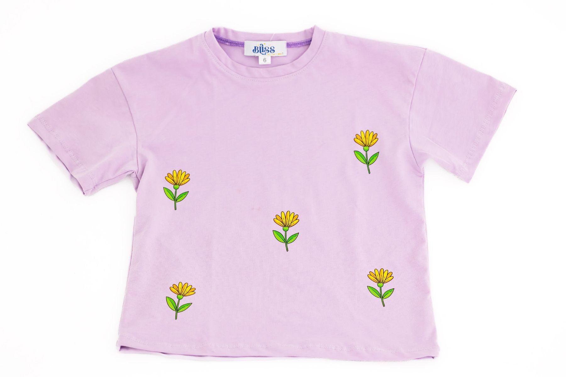 Lilac Flowers oversized T-shirt - image 3