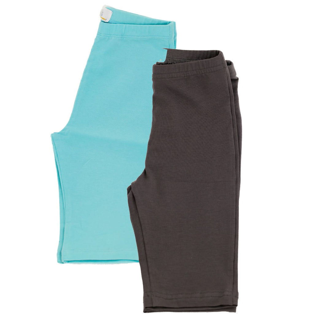 pack of 2 cycling Shorts ( Aqua- grey)