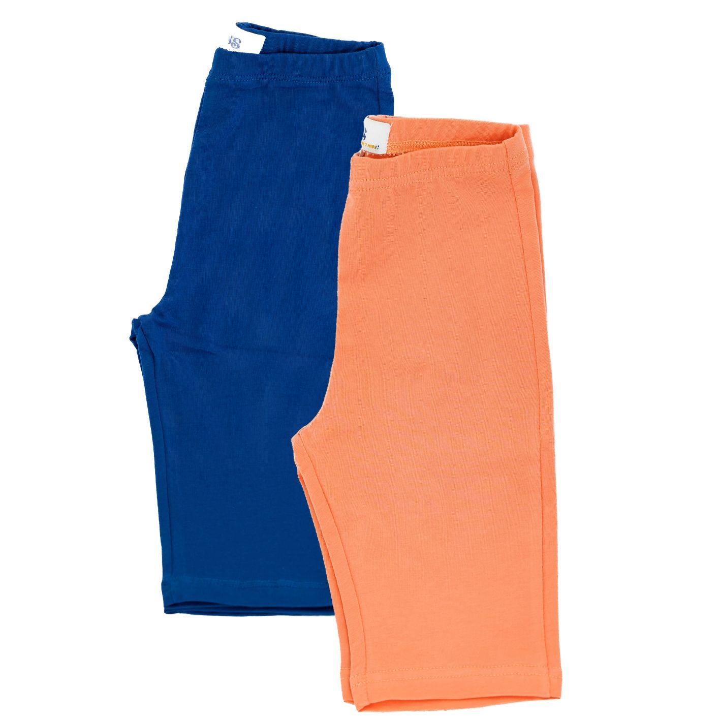 pack of 2 cycling Shorts ( orange- Navy)