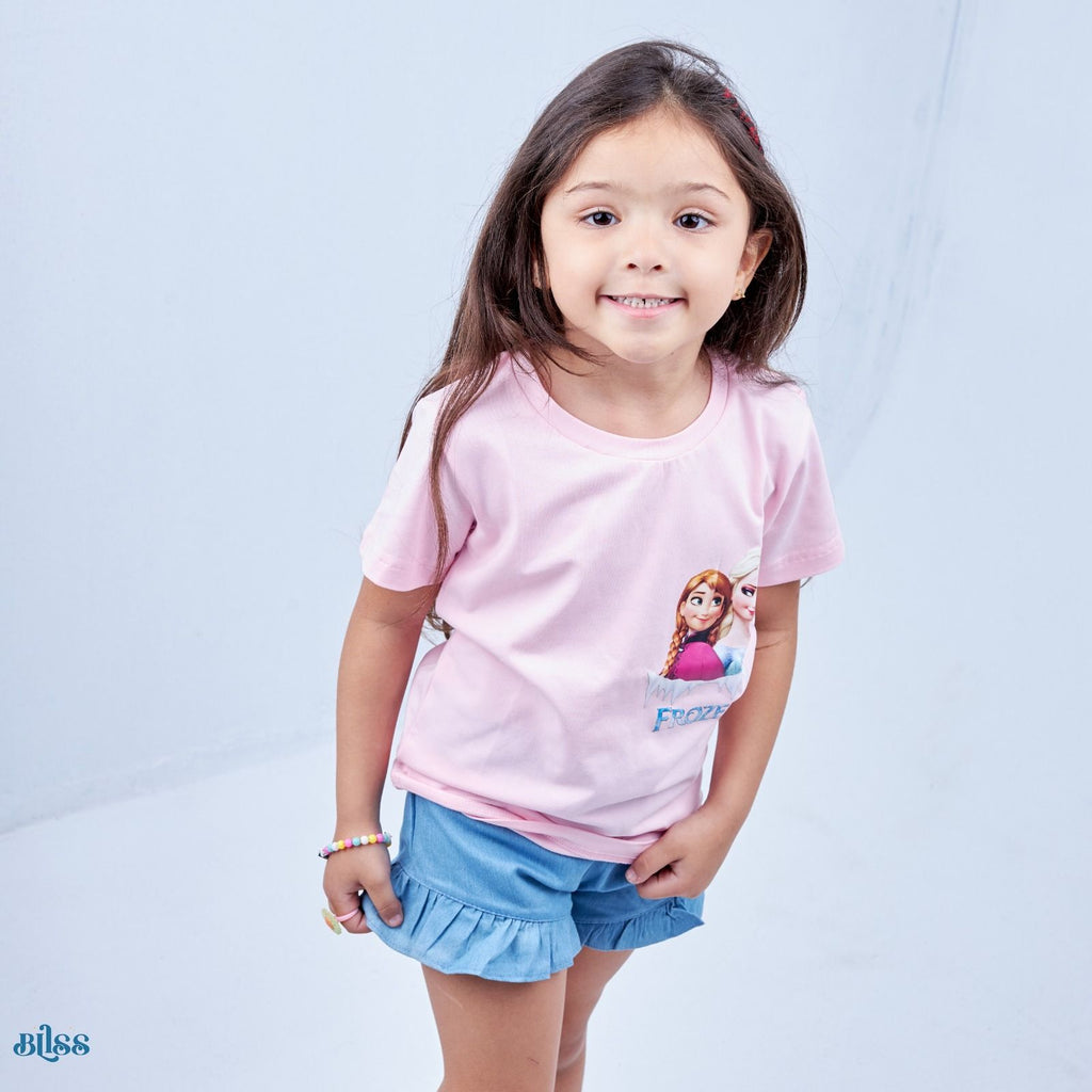Frozen pale pink T shirt - image 2