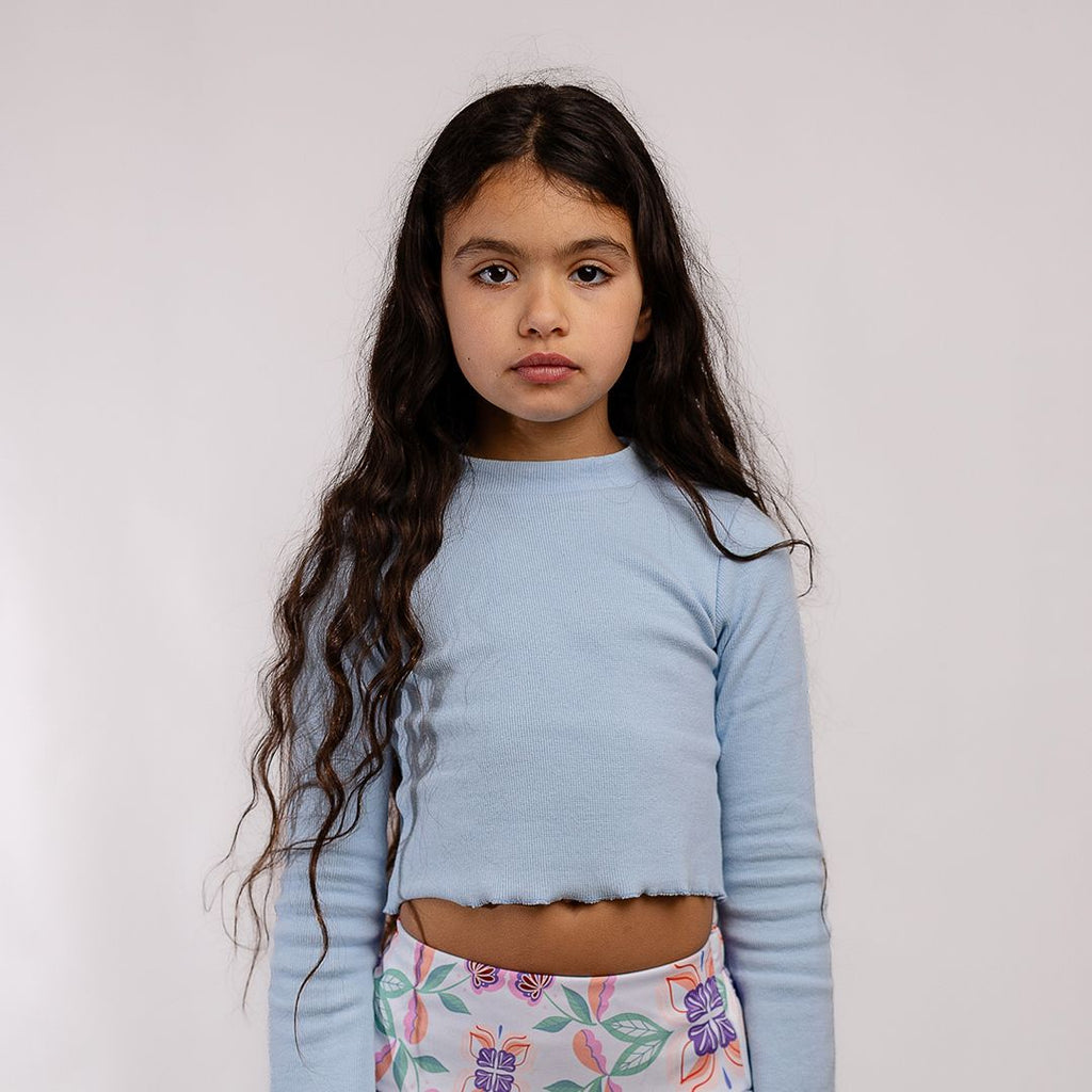 blue basic top - image 3